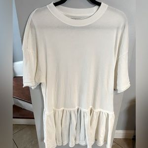 Oversized White T-shirt Dress